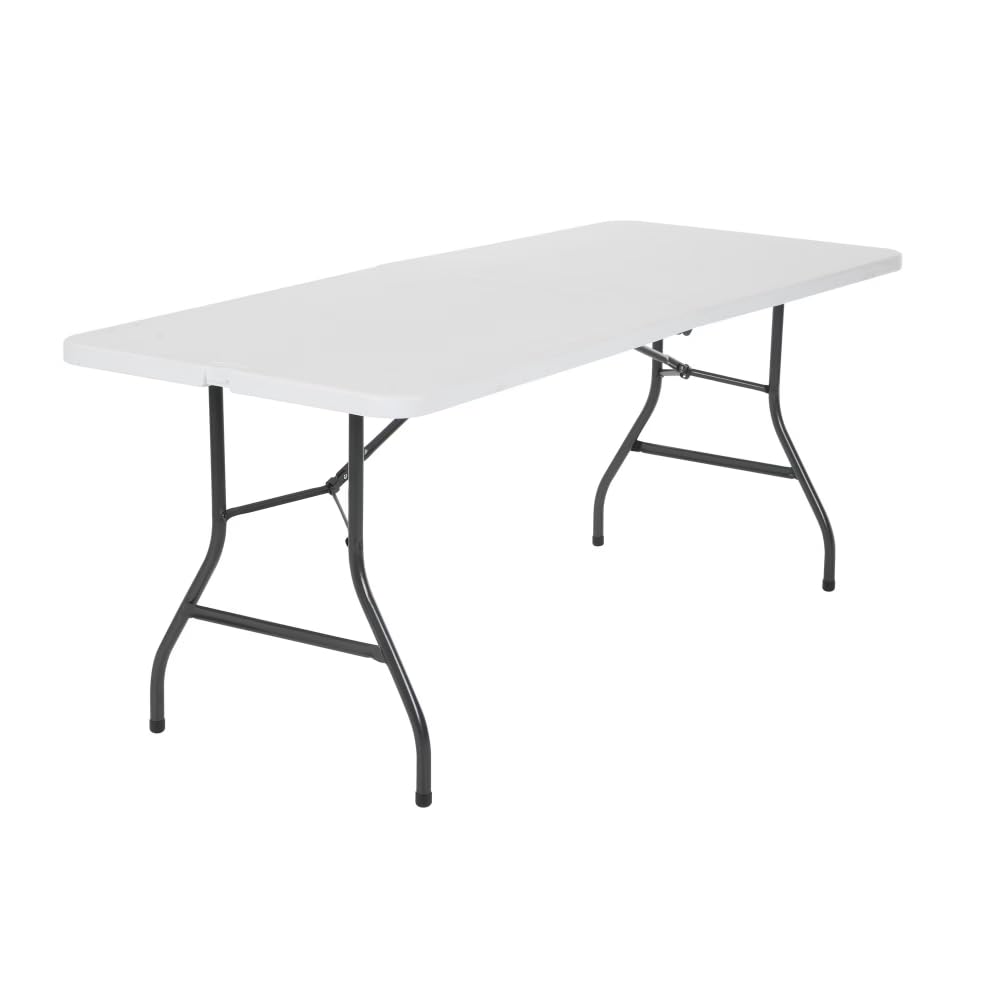 6 Foot Folding Table White Speckle R2759
