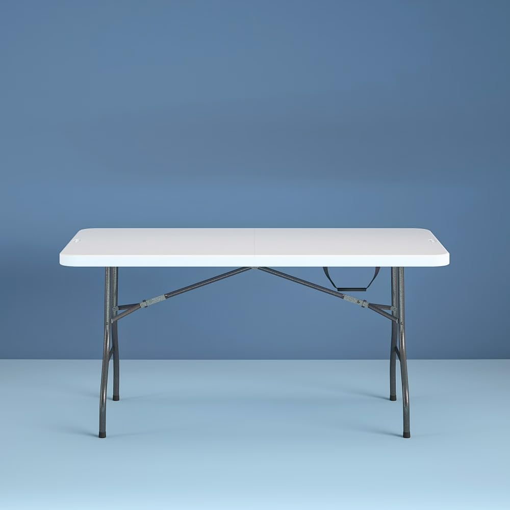 6 Foot Folding Table White Speckle R2759