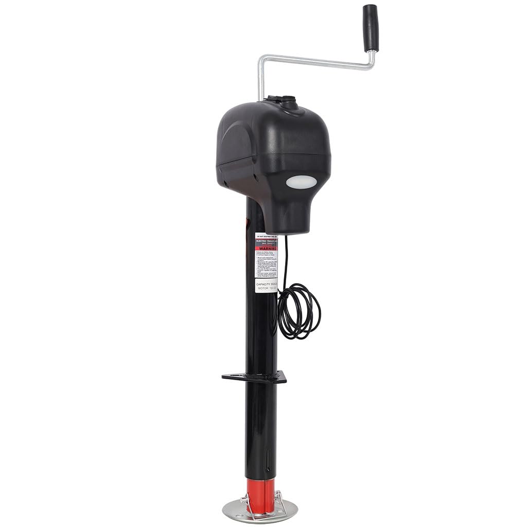 3500 LBS 12V Electric Trailer Jack with Drop Leg Z6888