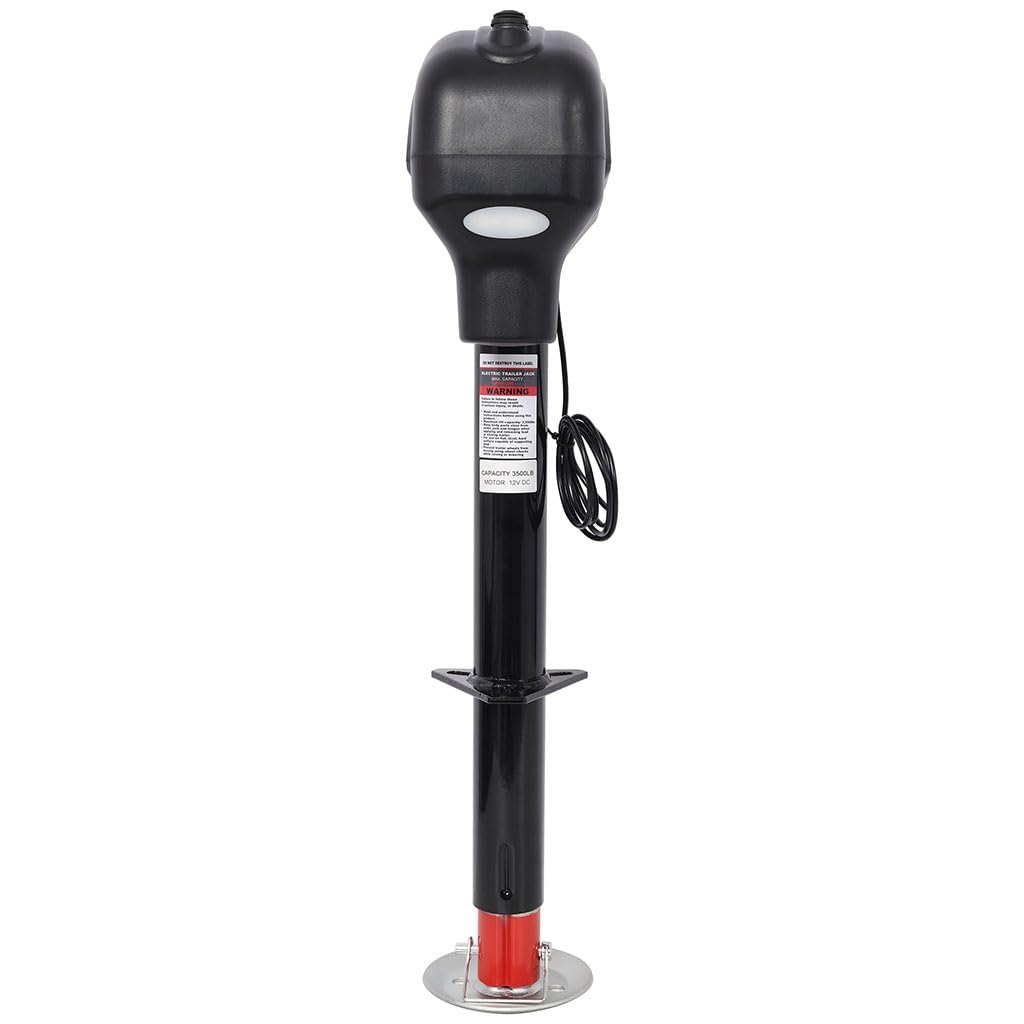 3500 LBS 12V Electric Trailer Jack with Drop Leg Z6888