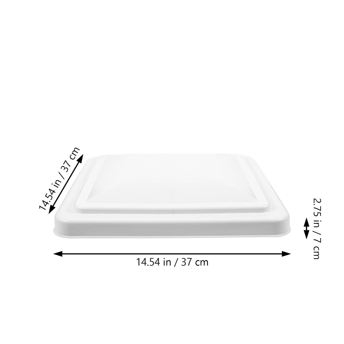 14-inch White RV Roof Vent Cover J6384