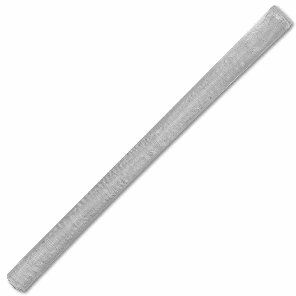 Aluminum Mesh Screen 39.4x196.9 Inch Silver U1156