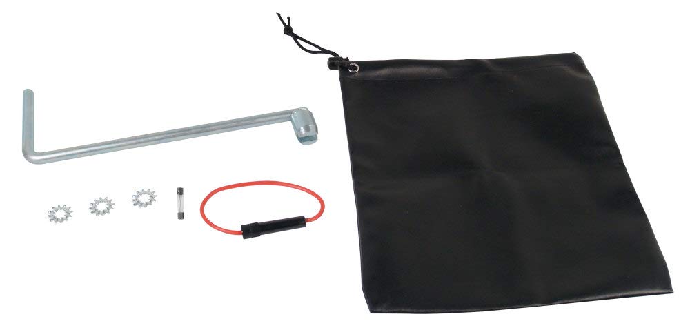 Electric Tongue Jack with LED Work Light and Ground Wiring I689351