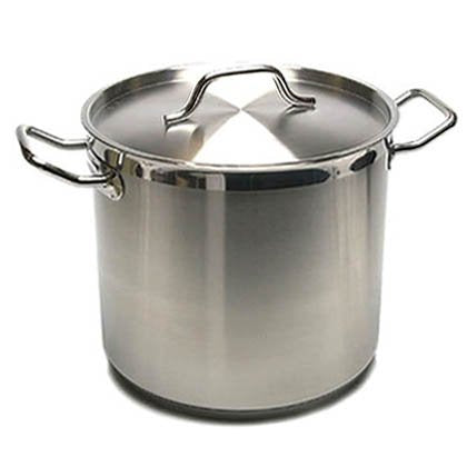 40 QT Stainless Steel Stock Pot with Lid G41991