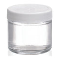 Clear Glass 2oz Straight Sided Jar with Screw Cap, Case of 24 O660