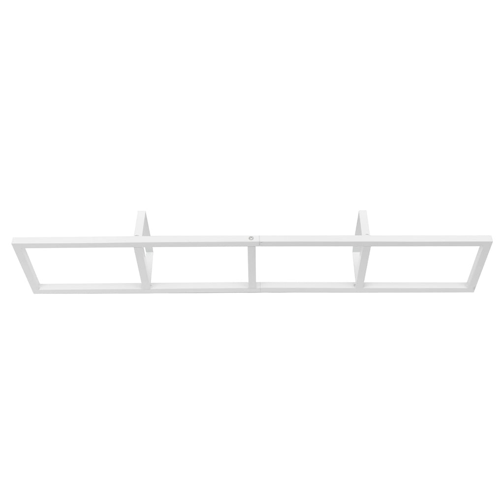 2 Pcs 34Inch White Wall Mount CD DVD Storage Shelf K595748