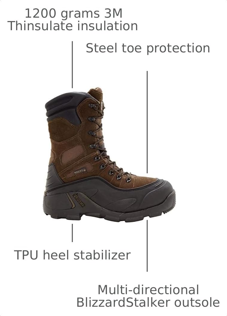 Steel Toe Waterproof Insulated Work Boot Y623