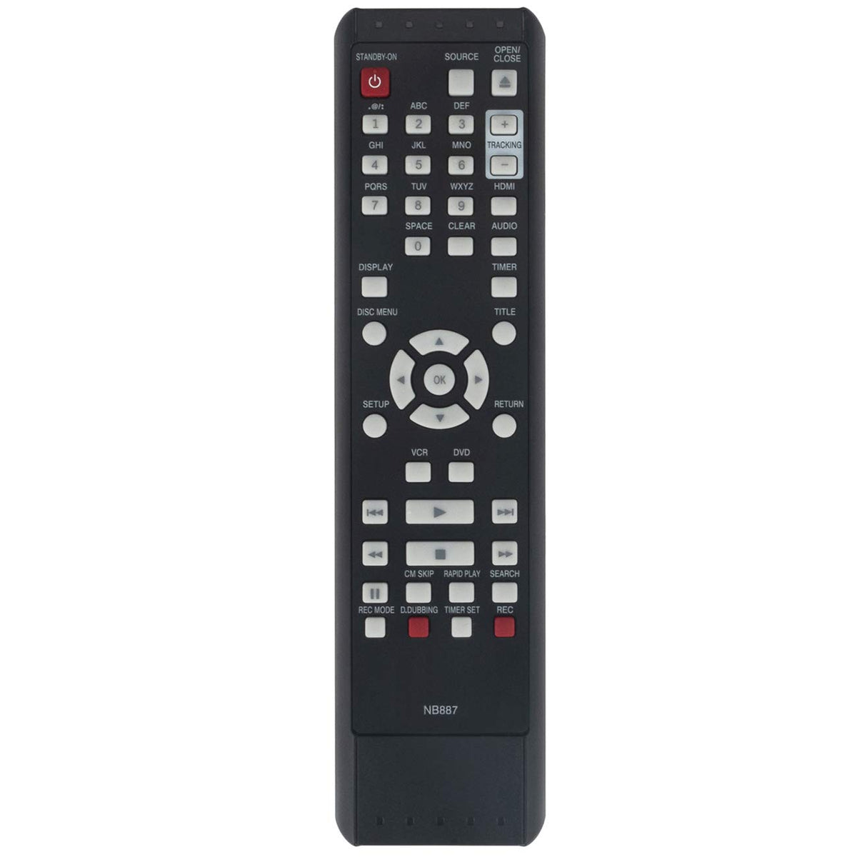 Replacement Remote Control for Magnavox DVD VCR Combo M366