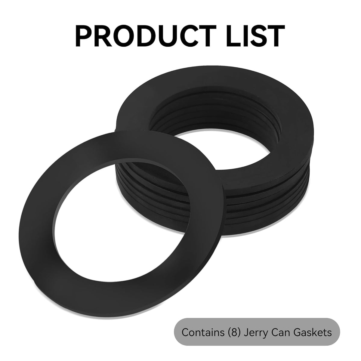 8 Pack Jerry Can Gaskets V7663