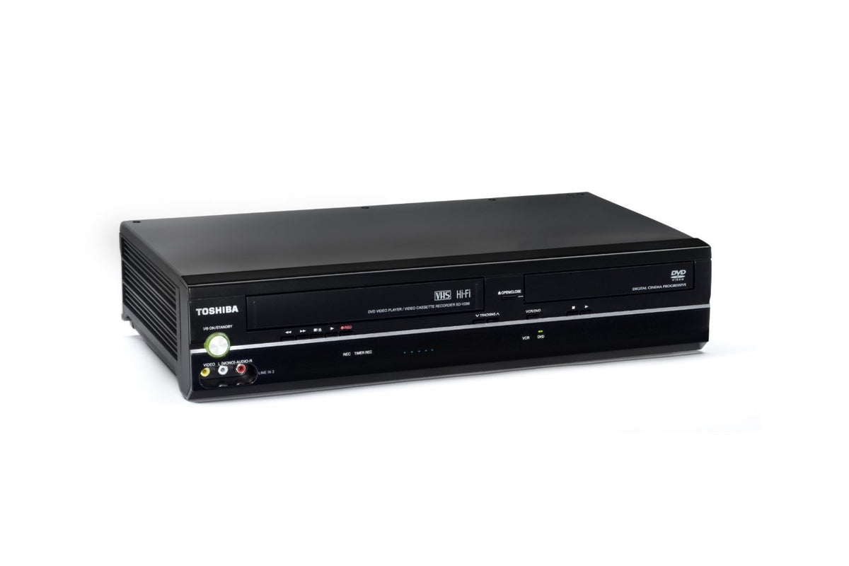 Black DVD Player/VCR Combo Q259