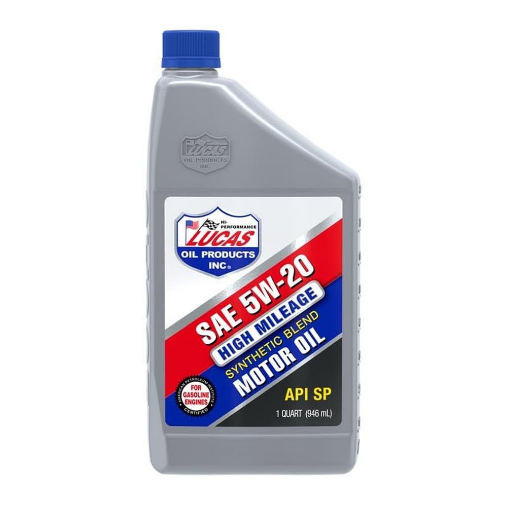 Synthetic Blend High Mileage 5w-20 Motor Oil 1 Quart Z165