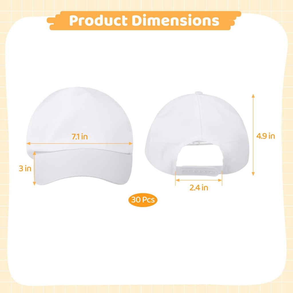 Polyester Adjustable Blank Baseball Caps S3192