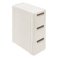 Narrow Rolling Storage Cabinet with 3 Drawers E507453