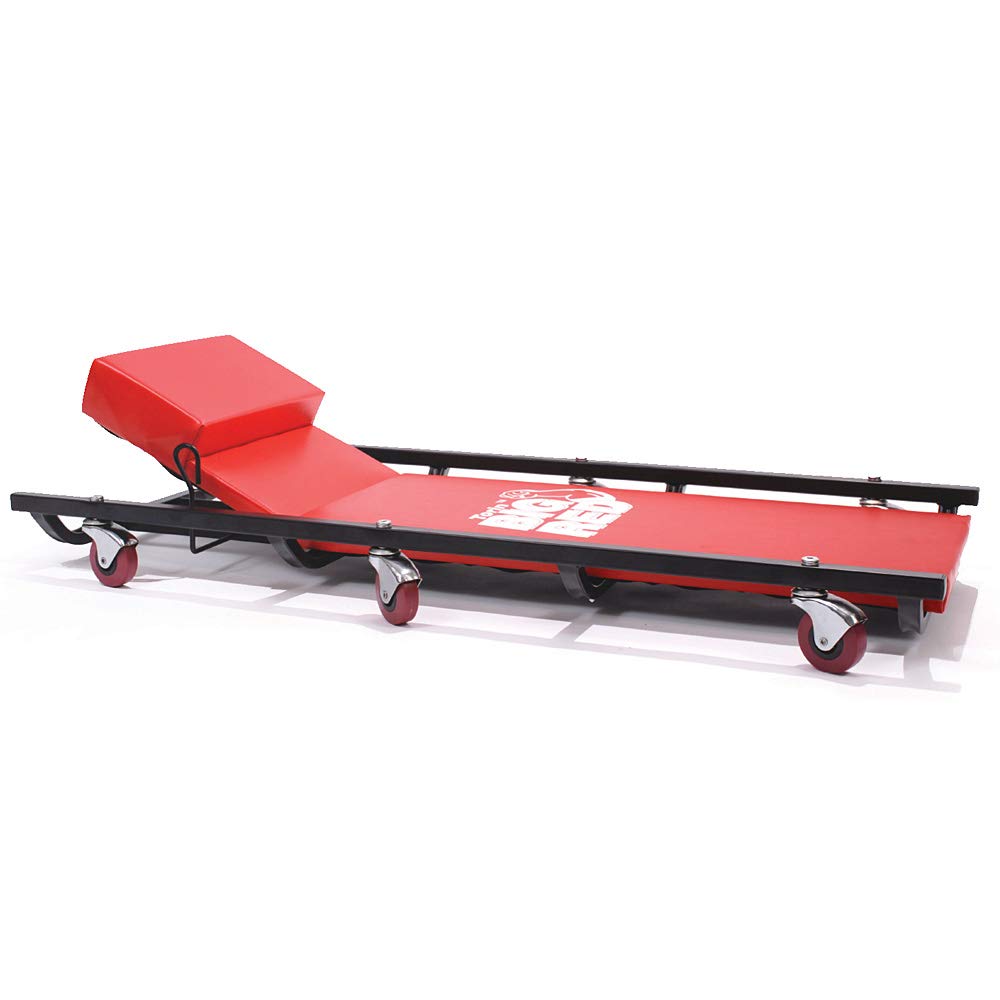 Rolling Garage Creeper with Adjustable Headrest and 6 Casters B675