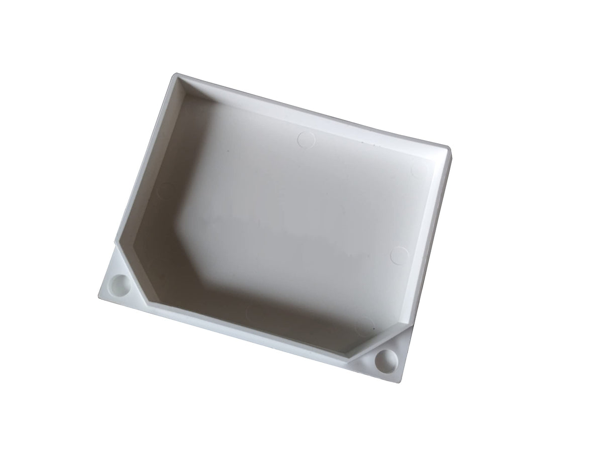 White 5" Gutter End Cap U77765