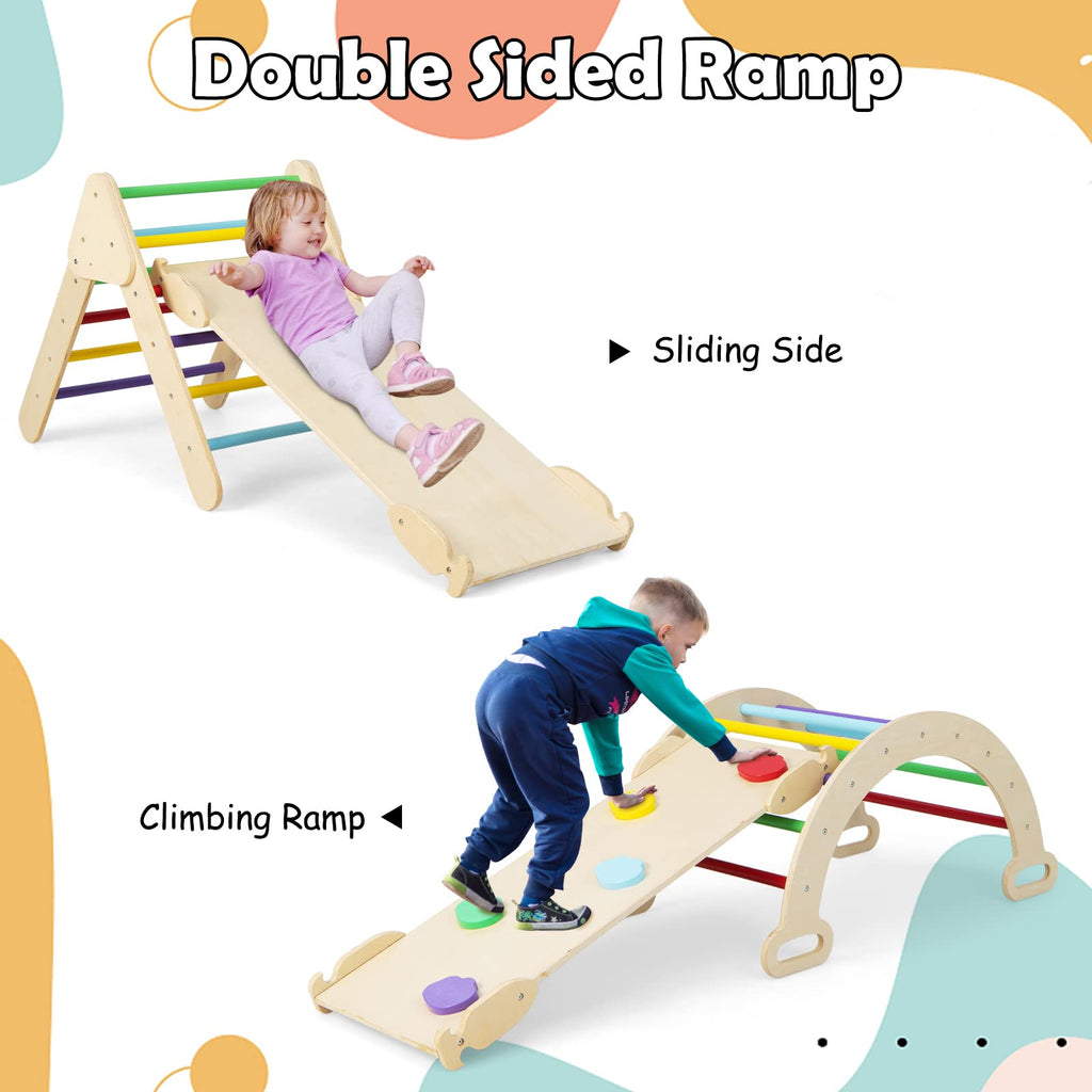 7 in 1 Foldable Wood Climbing Toys P2526