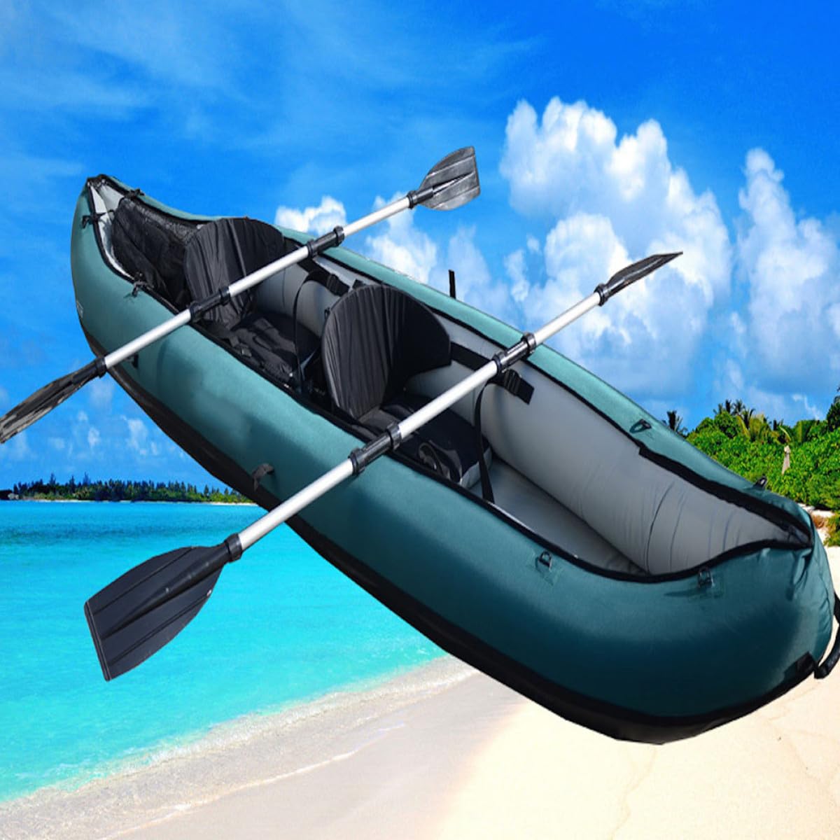 2pcs Aluminum Alloy Kayak Paddle Set U891
