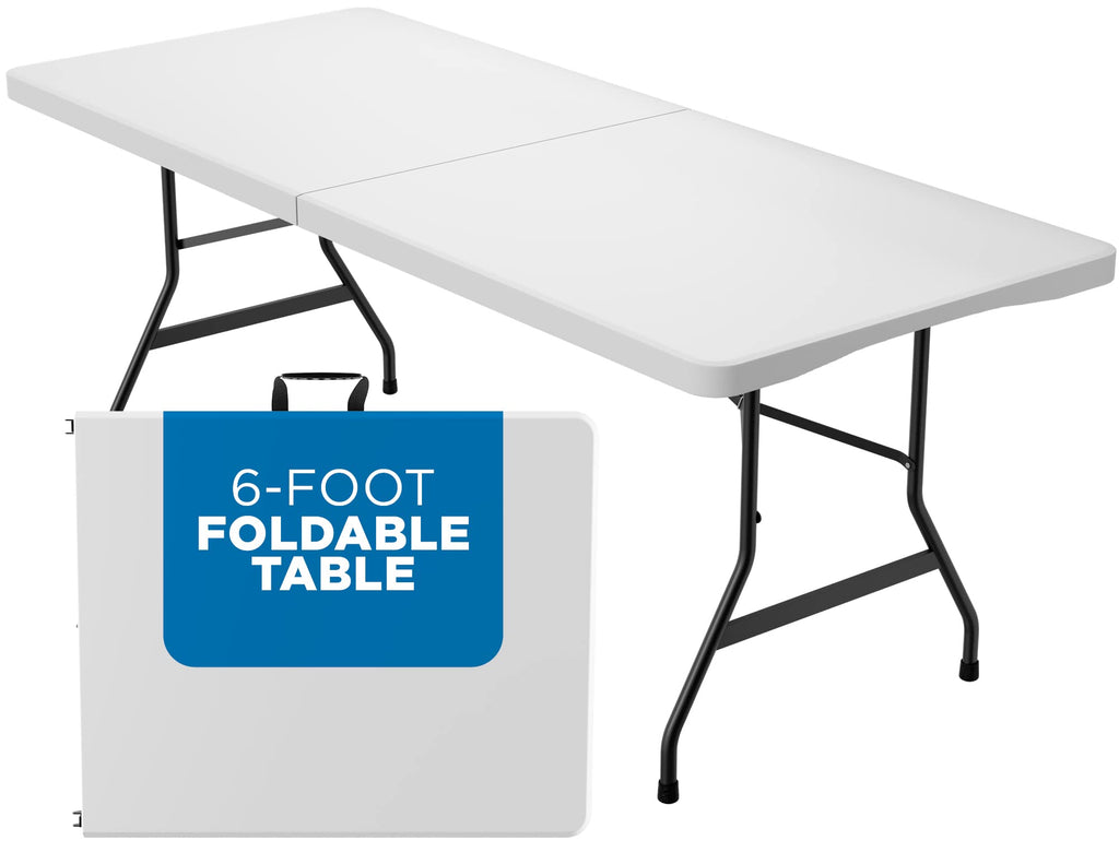 White Plastic Folding Table P469