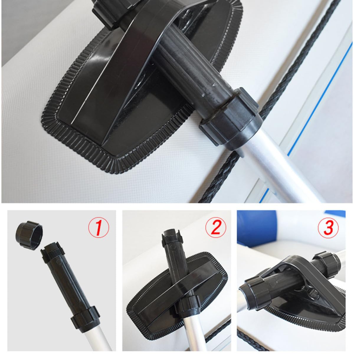 2pcs Aluminum Alloy Kayak Paddle Set U891