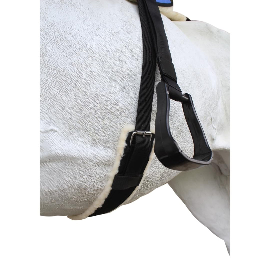 Fleece Padded Bareback Pad with Cinch Royal Blue X28019