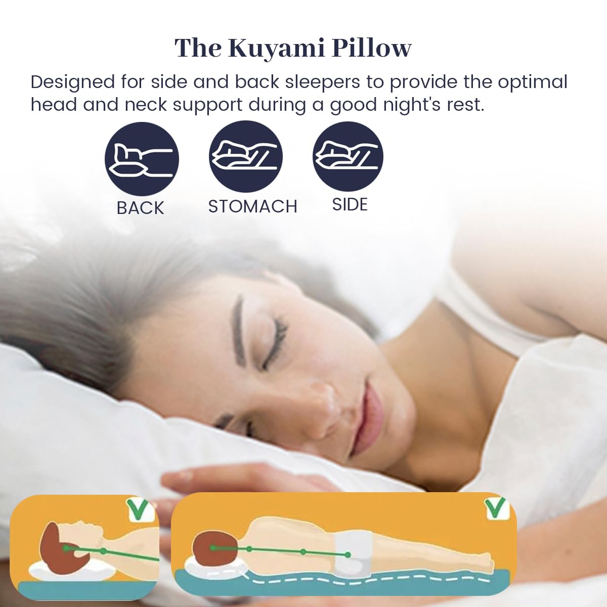 Standard Size Bed Pillows Y71470