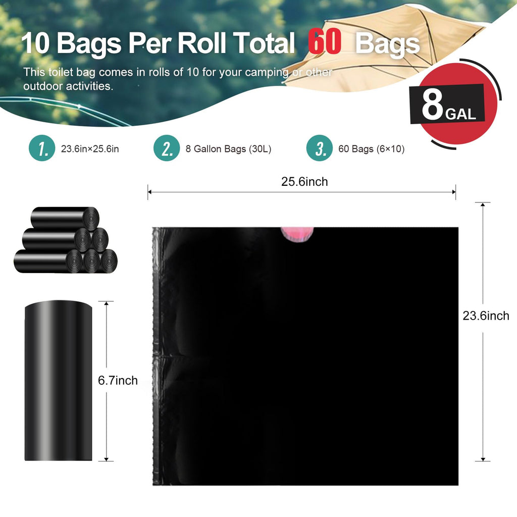 Portable Toilet Bags X2751