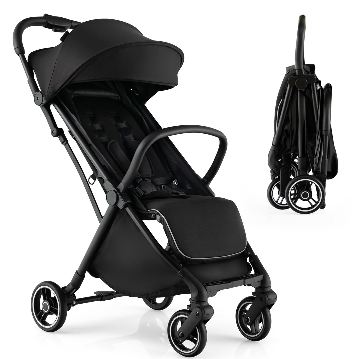 Lightweight Compact Baby Stroller with Canopy V9458