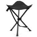 18" Black 3 Legs Folding Tripod Stool X4975