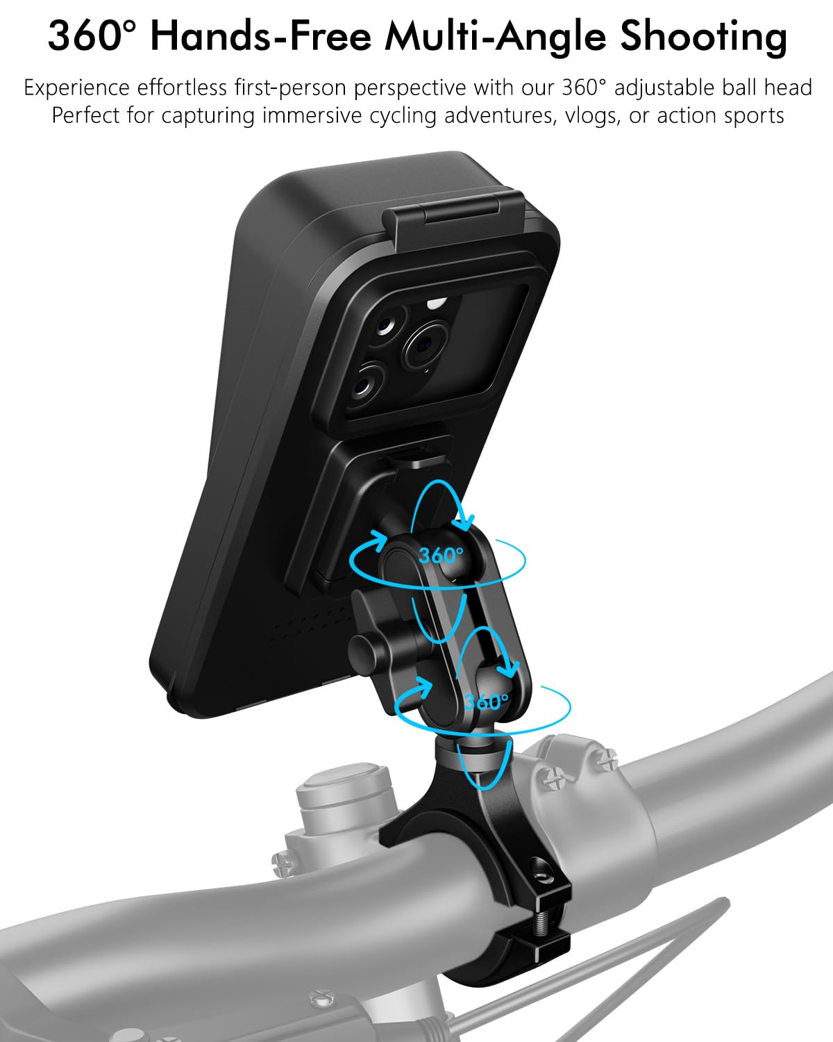 IP65 Waterproof Motorcycle Phone Mount X90984