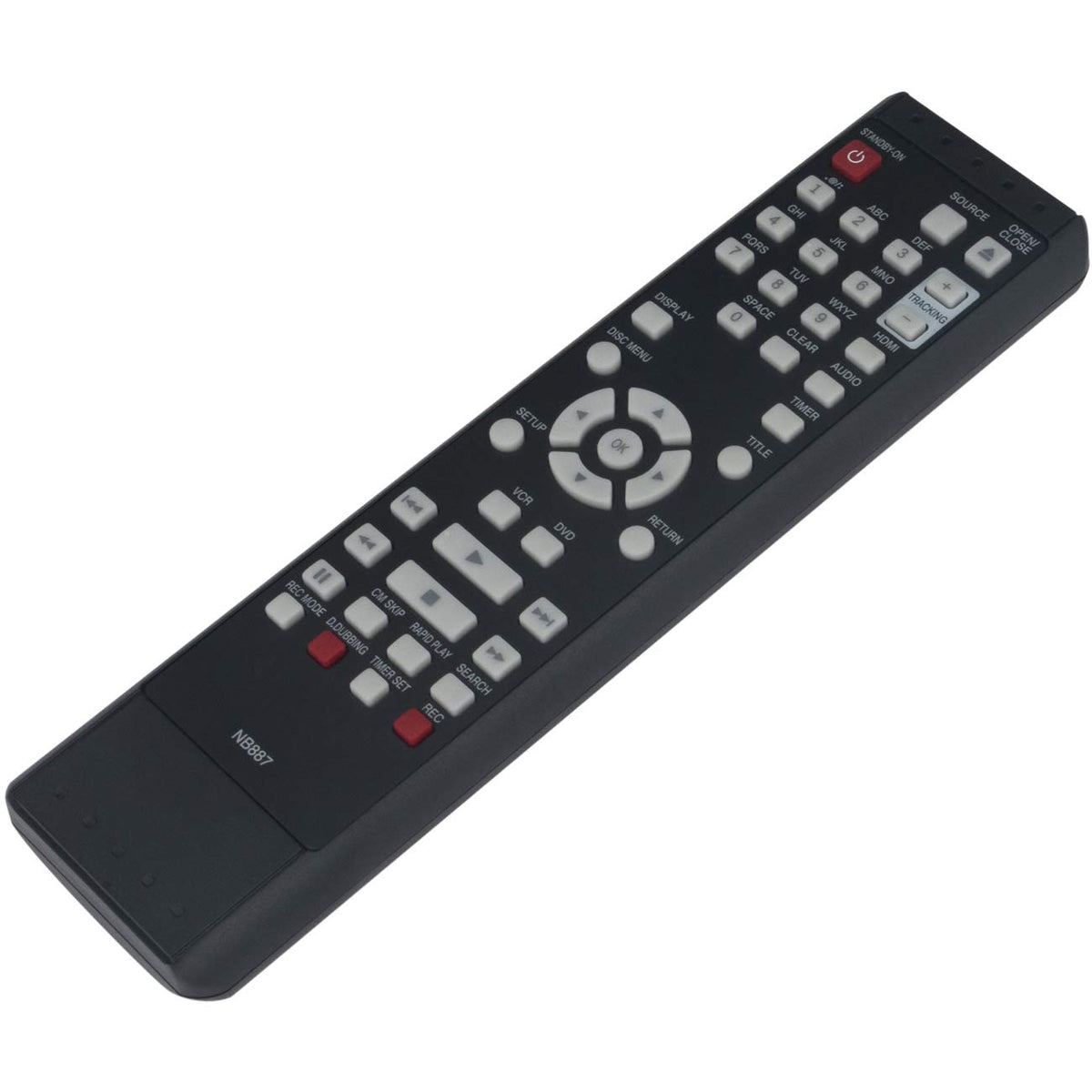 Replacement Remote Control for Magnavox DVD VCR Combo M366