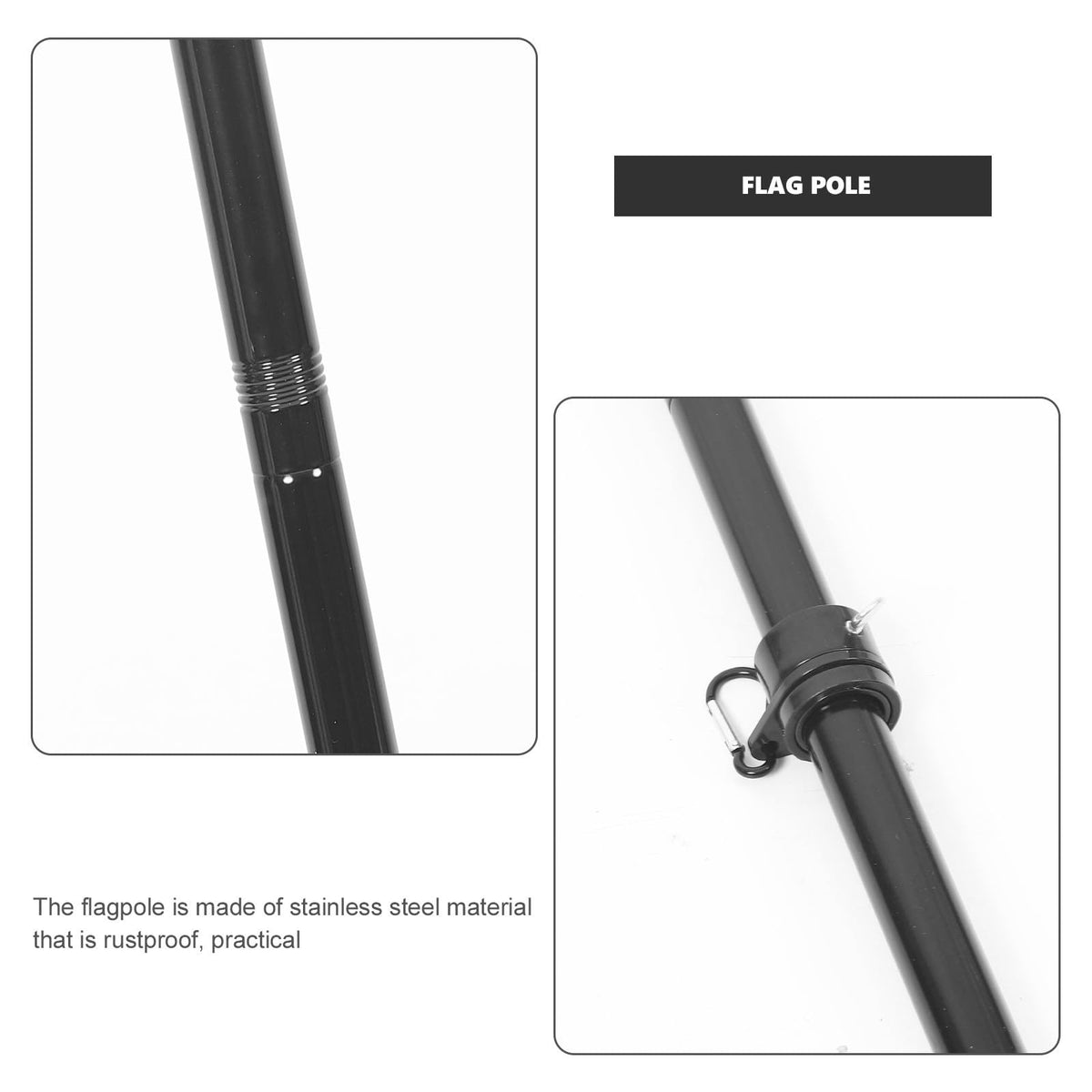 Rotating Flag Pole W432