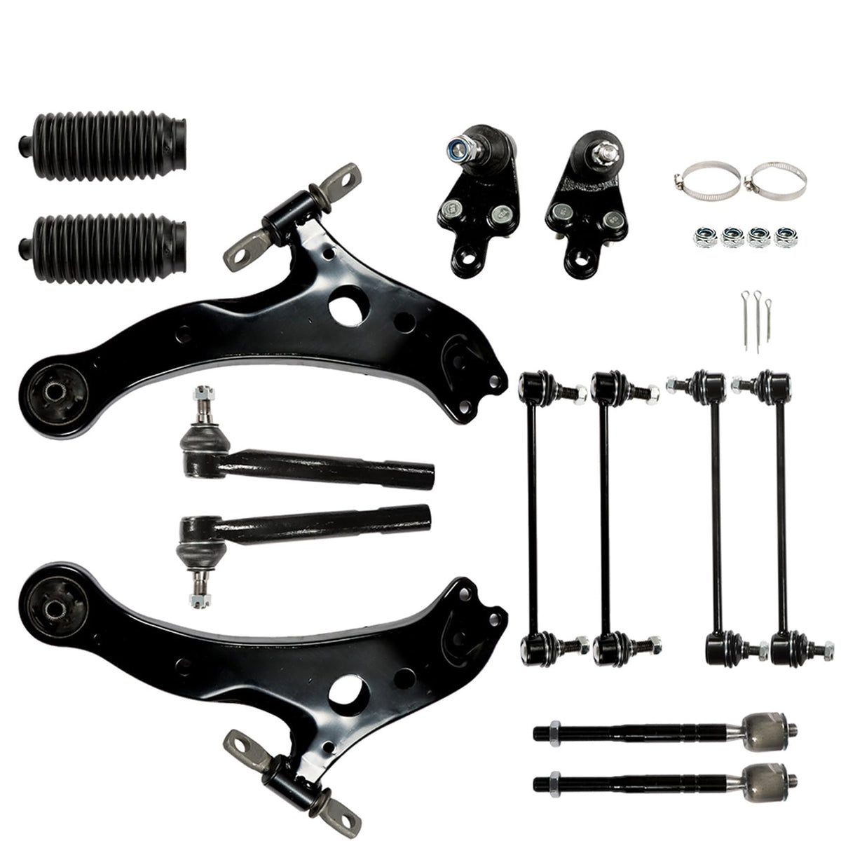 14Pc Front Suspension Kit Control Arms I230