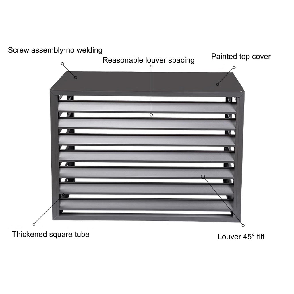 Aluminum Mini-Split Condenser Cover T1460