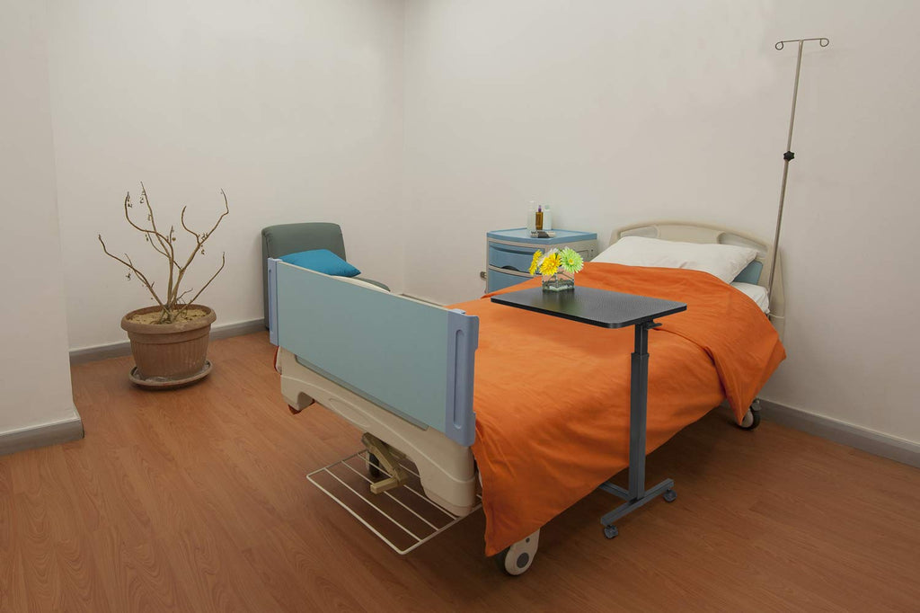 Overbed Table with Wheels D538