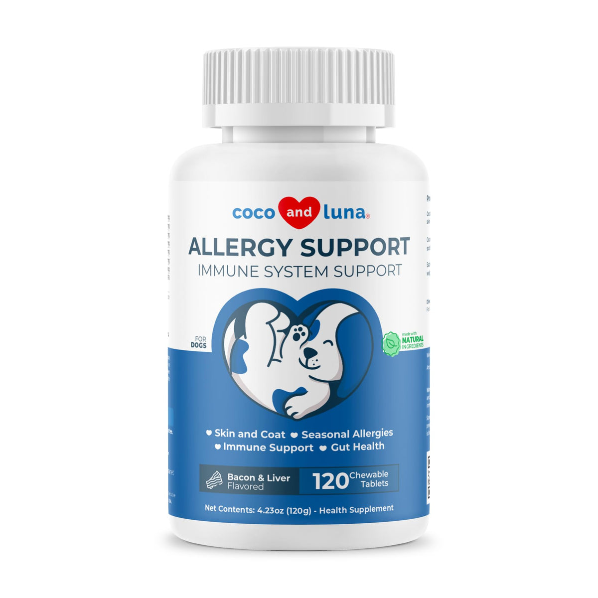 Allergy Relief for Dogs 120 Tablets S79837