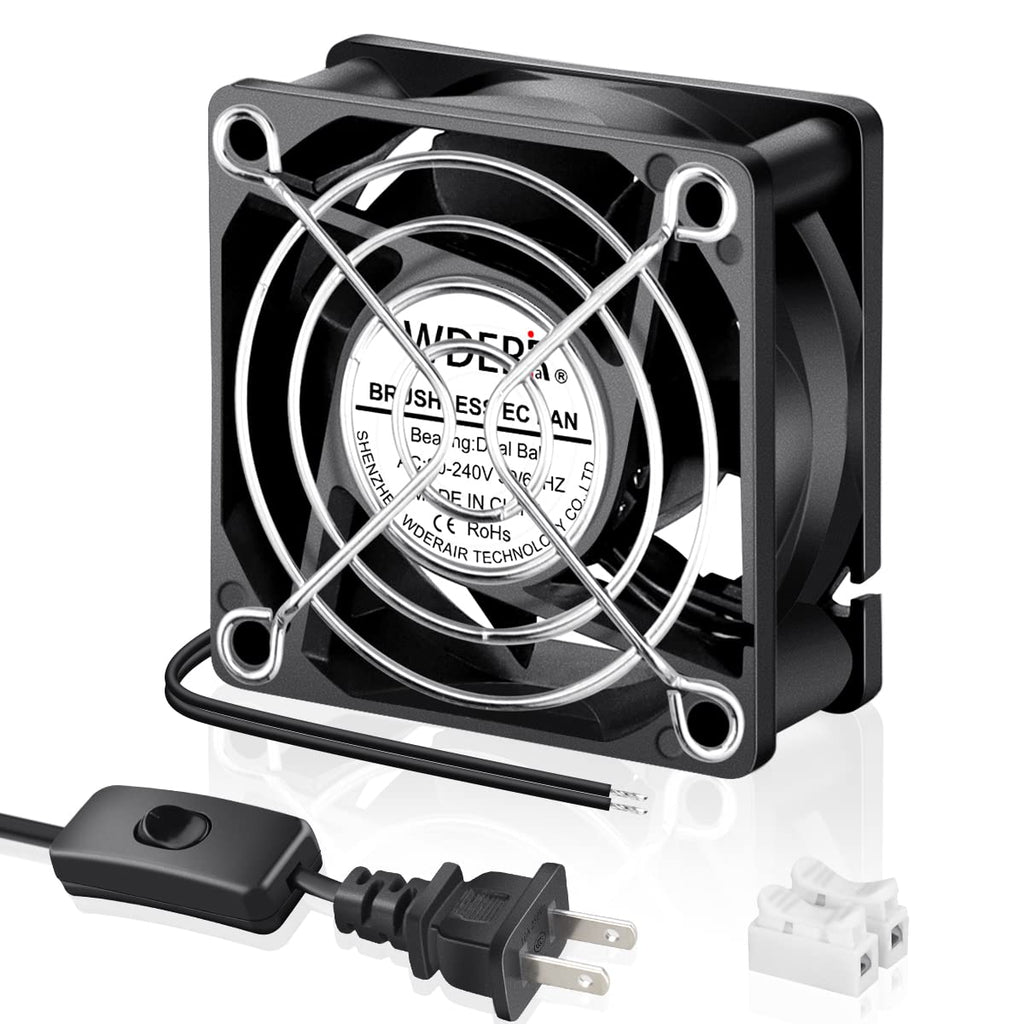 60mm x 25mm Mini Muffin Fan Cooling Axial AC X1766