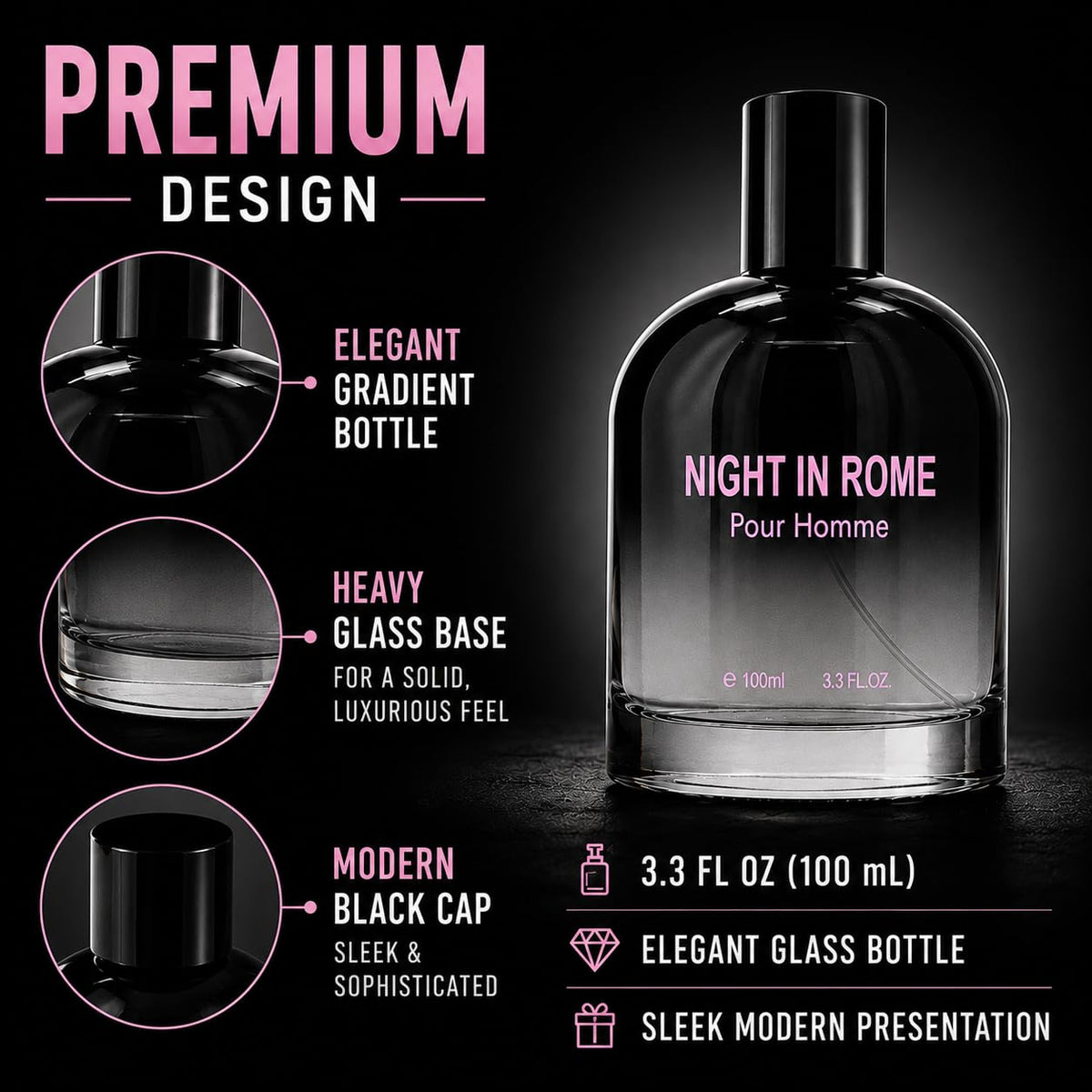 Eau de Toilette for Men 3.3 Fl oz A837