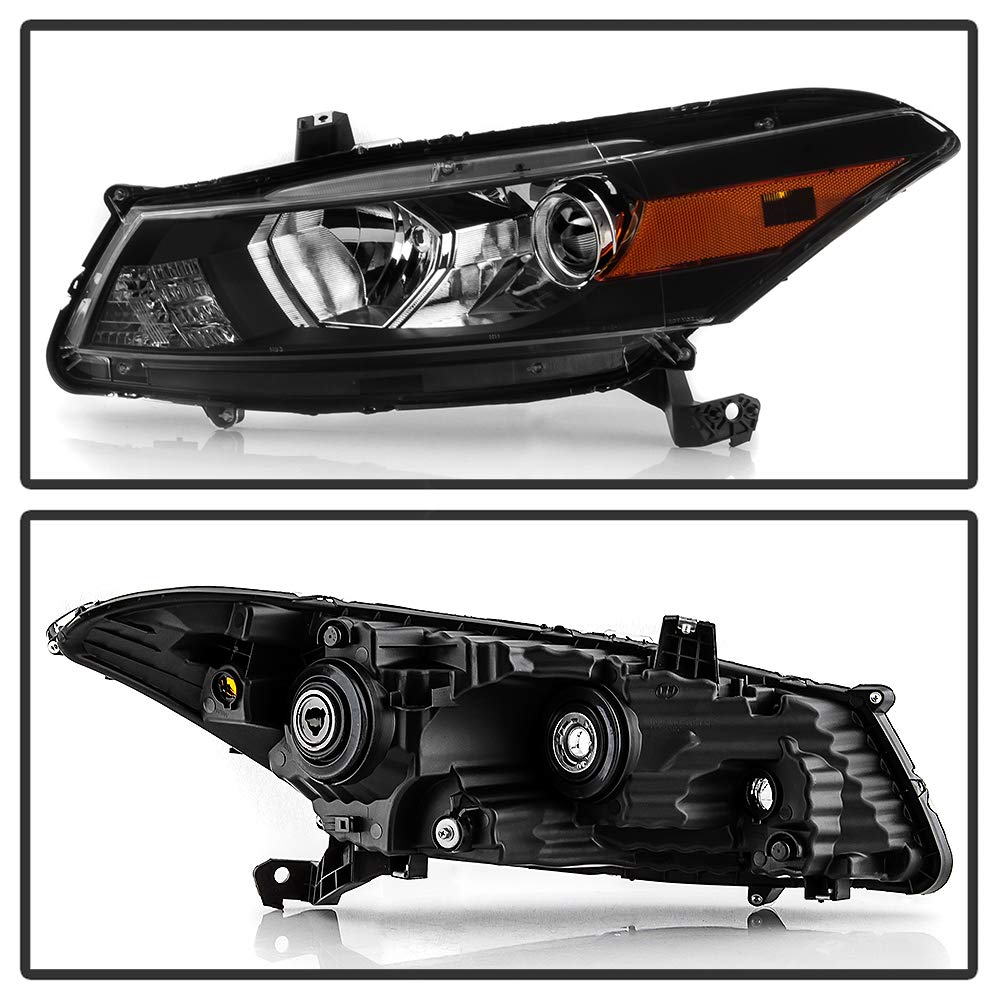 Black Housing Headlights Headlamps J108