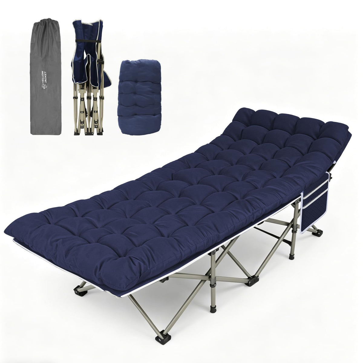 Folding Camping Cot Bed 32" Wide Oxford C8920