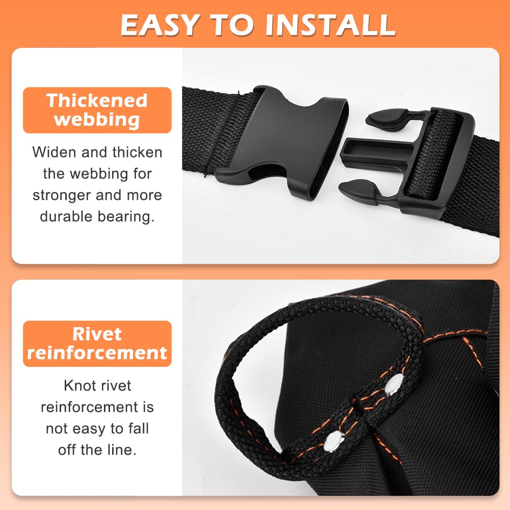 8 Pockets Tool Pouch Utility Waist Bag with Adjustable Belt S494