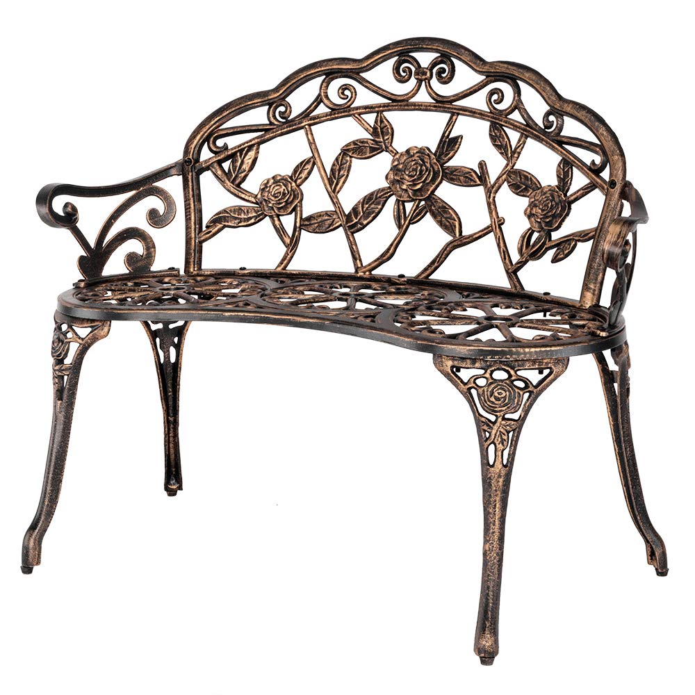 2 Seater Cast Iron Cast Aluminium Garden Bench I910