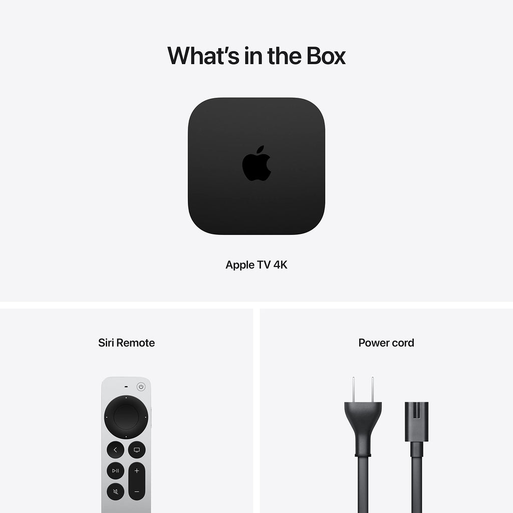 Apple TV 4K 128GB Black Wi-Fi Ethernet O580