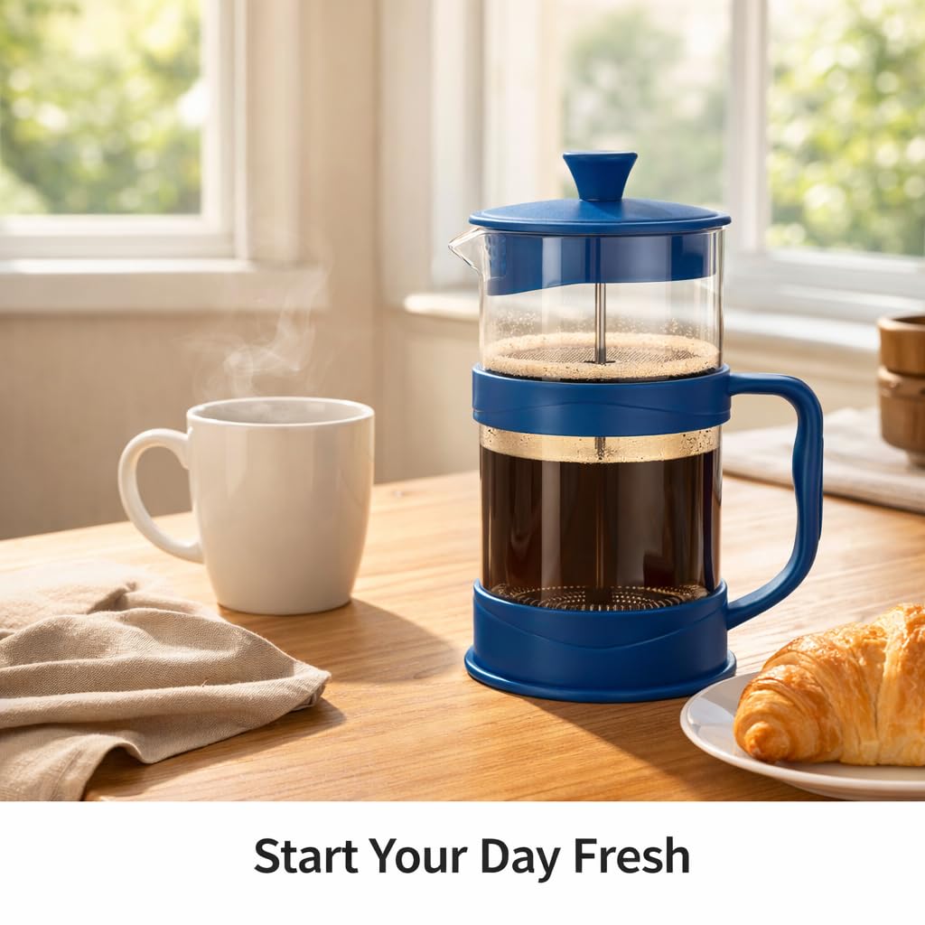1L Glass French Press Coffee Maker L6591