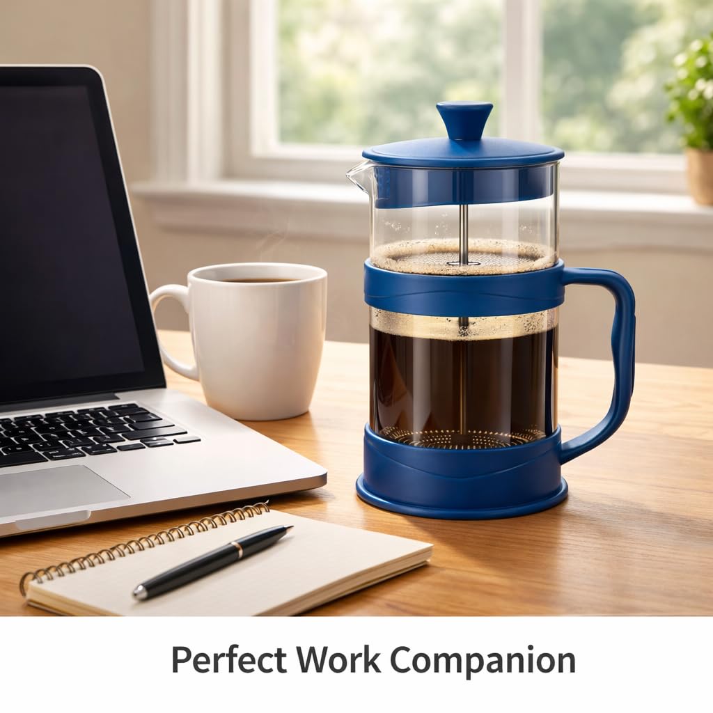 1L Glass French Press Coffee Maker L6591
