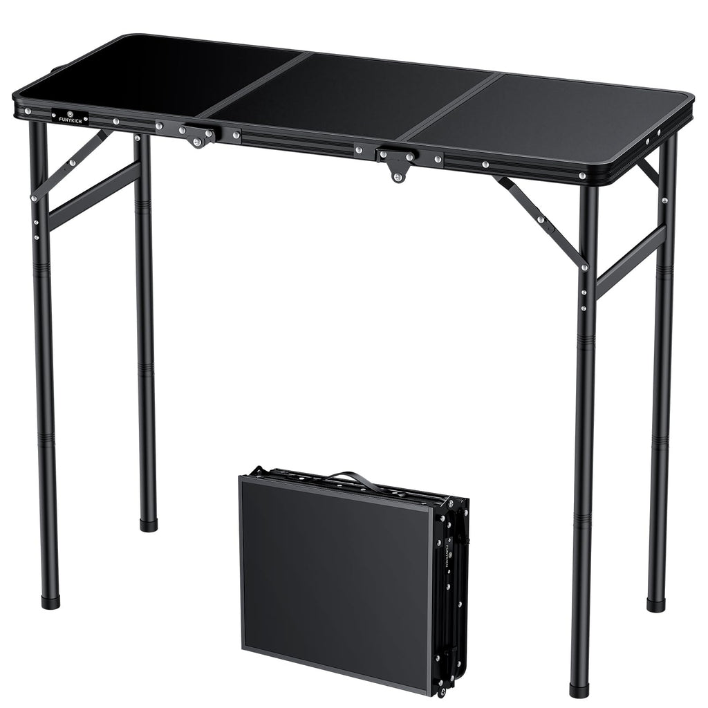 Aluminum Folding Camping Table 3 Height Adjustable W185482