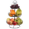 3-Tiered Black Wire Fruit and Vegetable Holder M1134