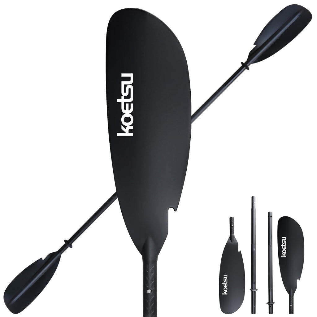 Aluminum 4-Piece Adjustable Double-Sided Kayak Paddle O868474