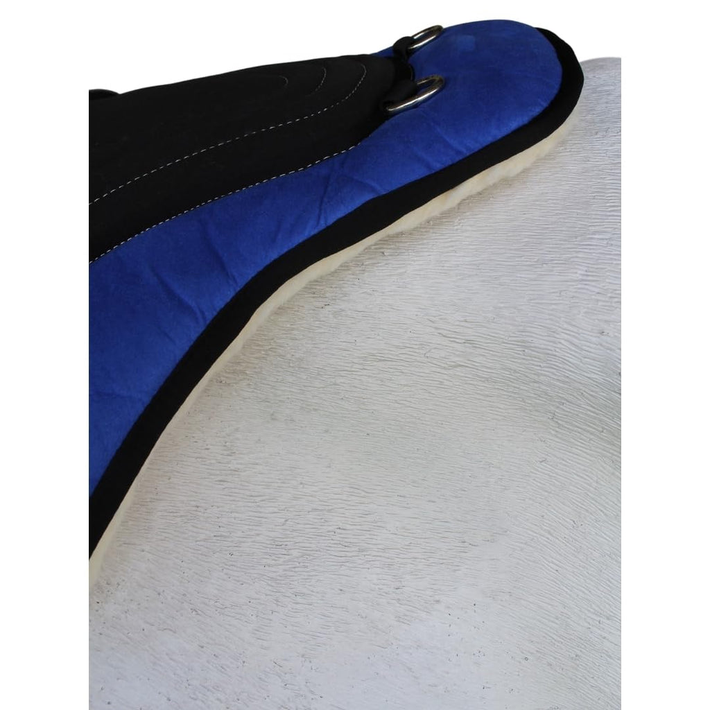 Fleece Padded Bareback Pad with Cinch Royal Blue X28019