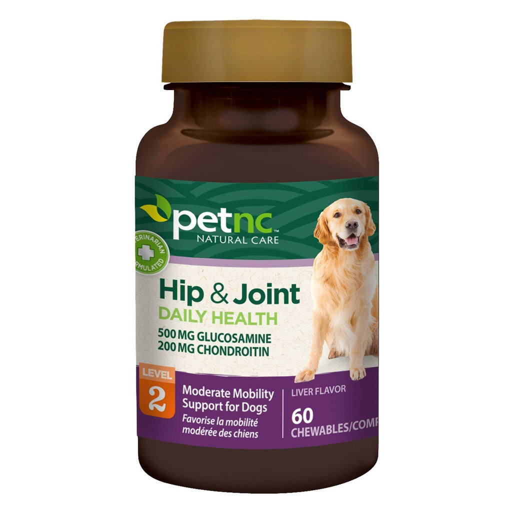 Hip & Joint Chewables for Adult Dogs, Liver, 60 Count I95770