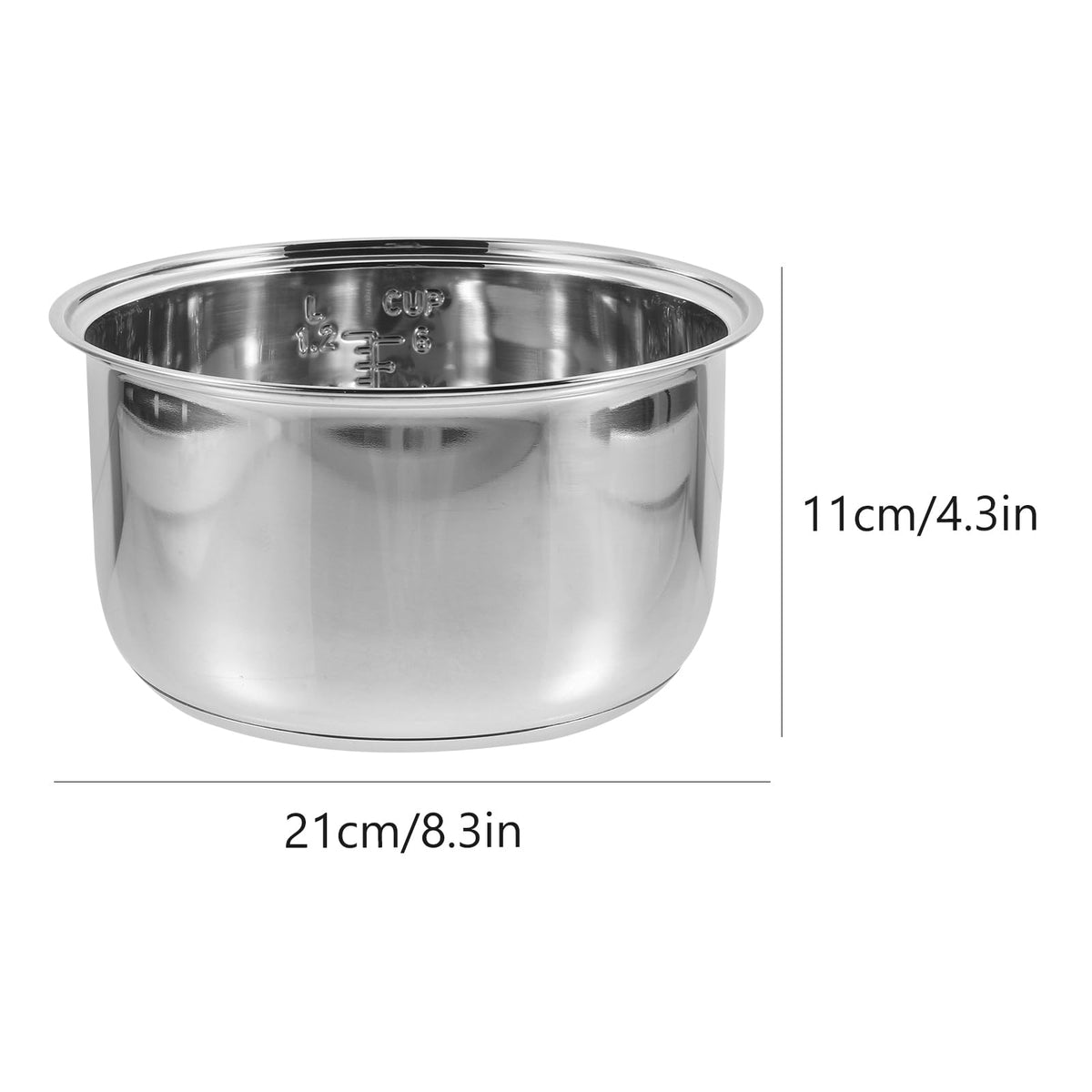 3L Stainless Steel Non-Stick Rice Cooker Inner Pot Q560